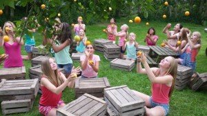 Foto van opname videoclip De Citrussong (2014)