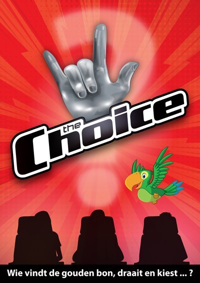 afbeelding van de poster van afscheidsmusical The Choice